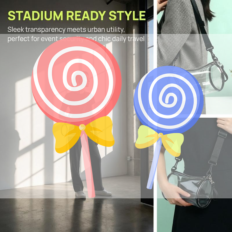 Crossbody Bag Women - Stylish Transparent Laser Crossbody Bag for