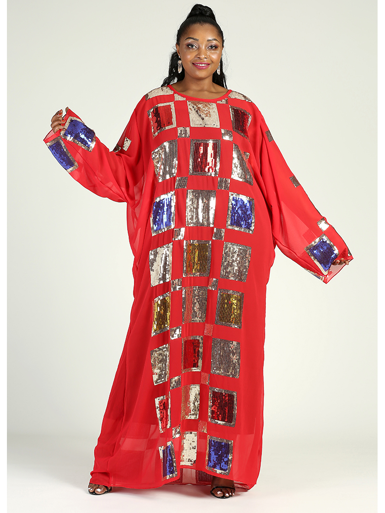 Women'S Fashion Quick Delivery - New African Women'S Fashion Sequins Loose