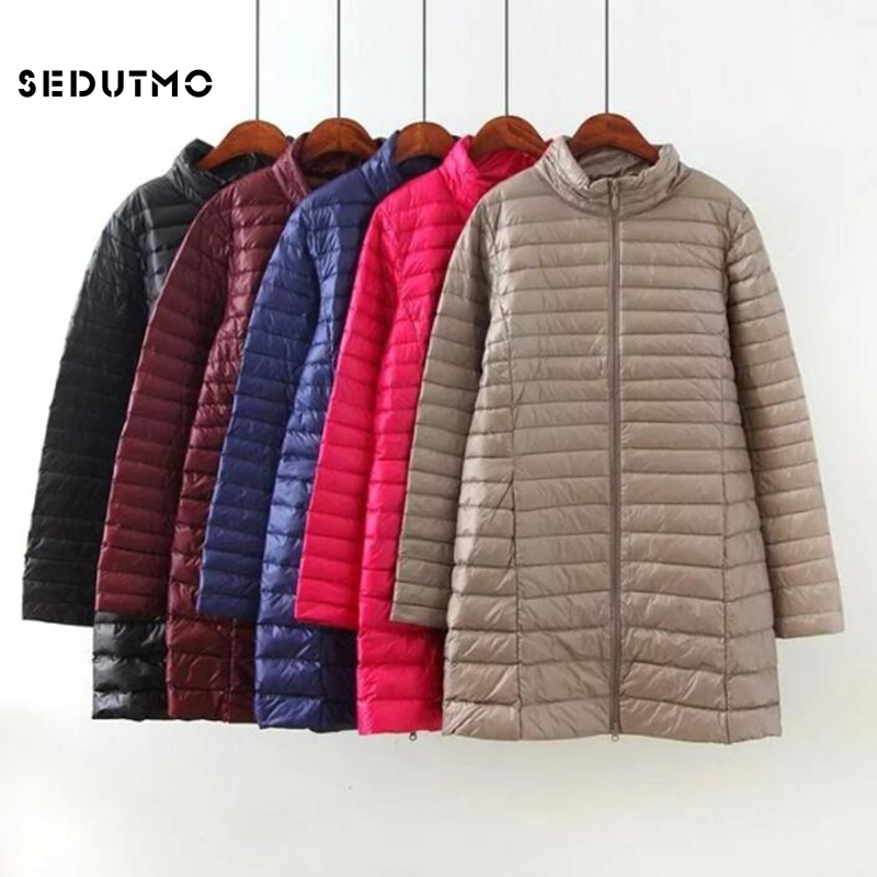 Women'S Fashion Parka - SEDUTMO Winter Down Jackets Women Long