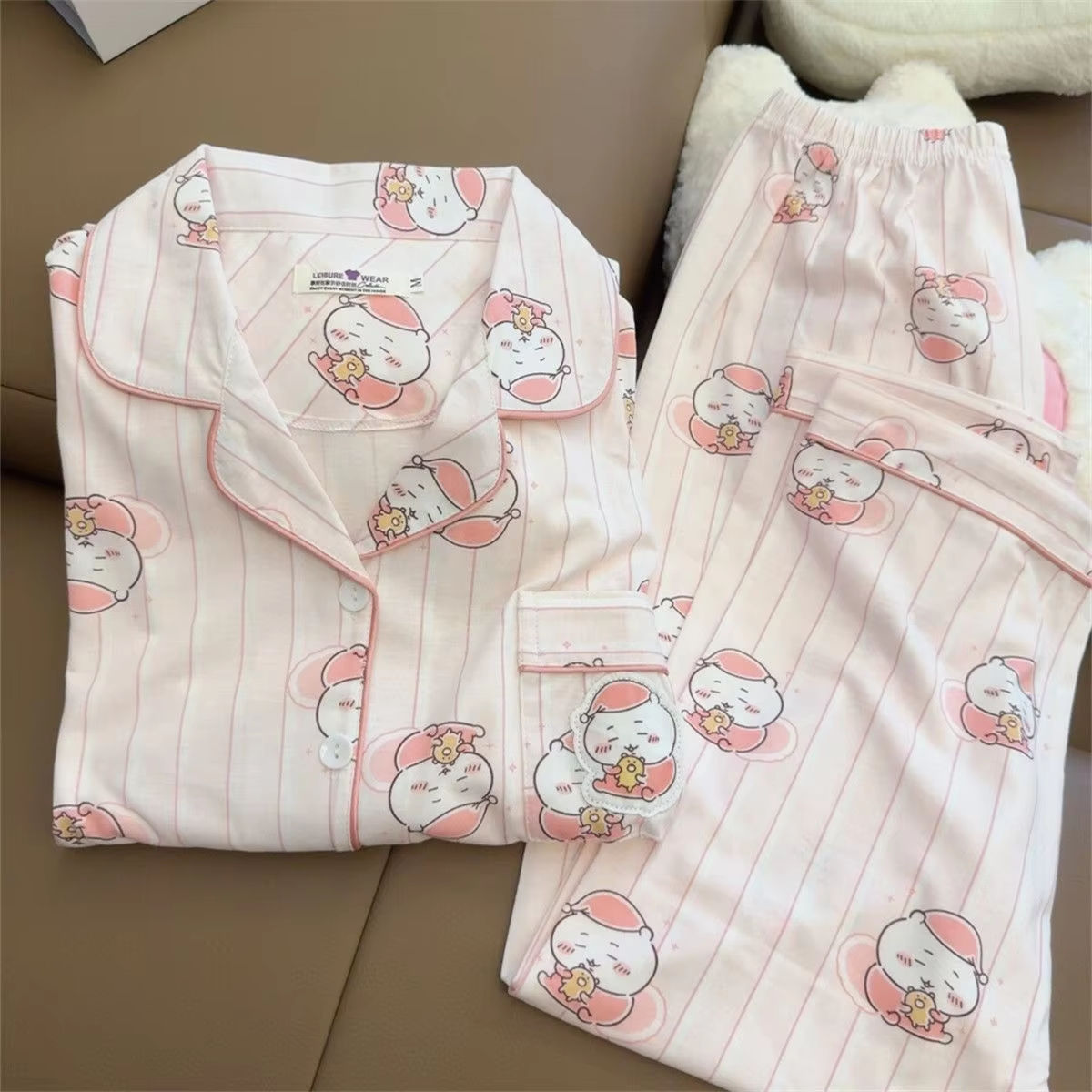 Women'S Fashion Pajamas - Chiikawa Usagi Women Spring Autumn Pajama