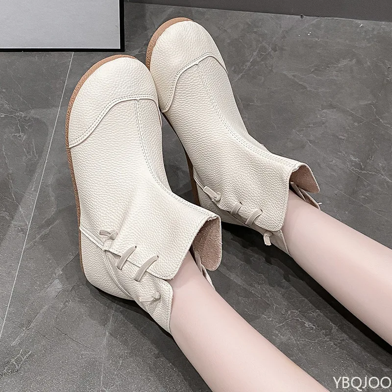 Women'S Fashion Trends Autumn 2025 - Women's Boots Flat Bottom Short Boots