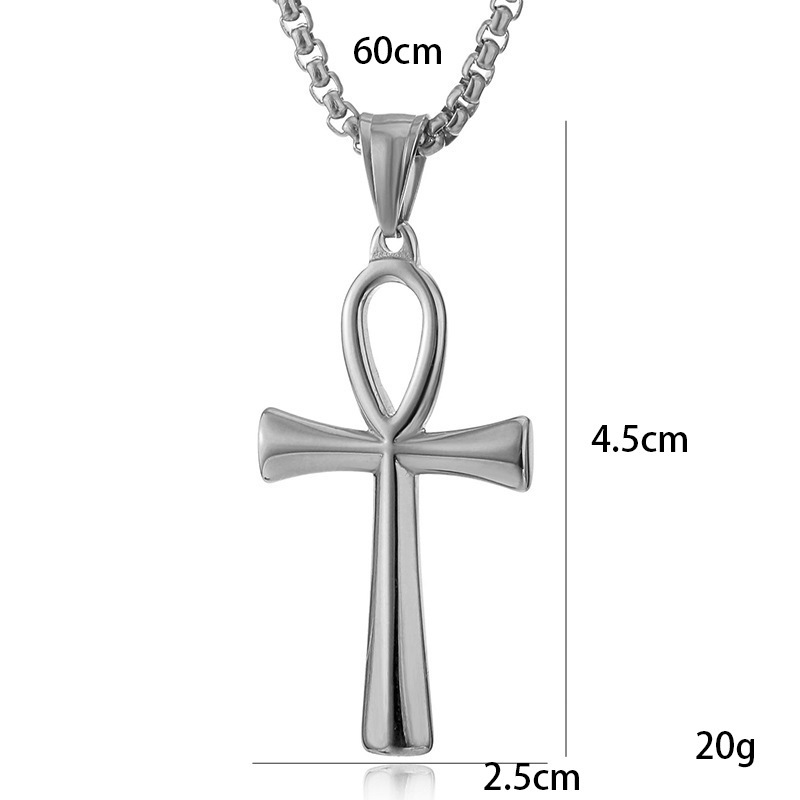 Stainless Steel Egyptian Ankh  - Women Fashion Egypt ulasan dan harga