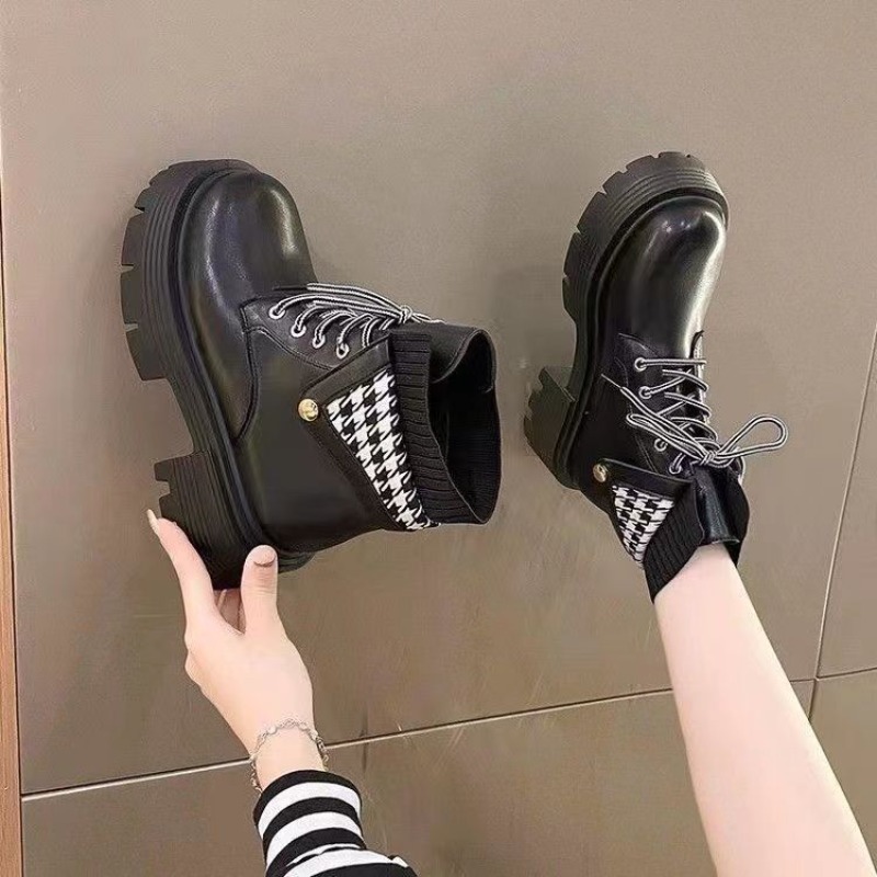 Round Toe Chunky Woman Short S - Women'S Fashion Trends Autumn 2025 ulasan dan harga