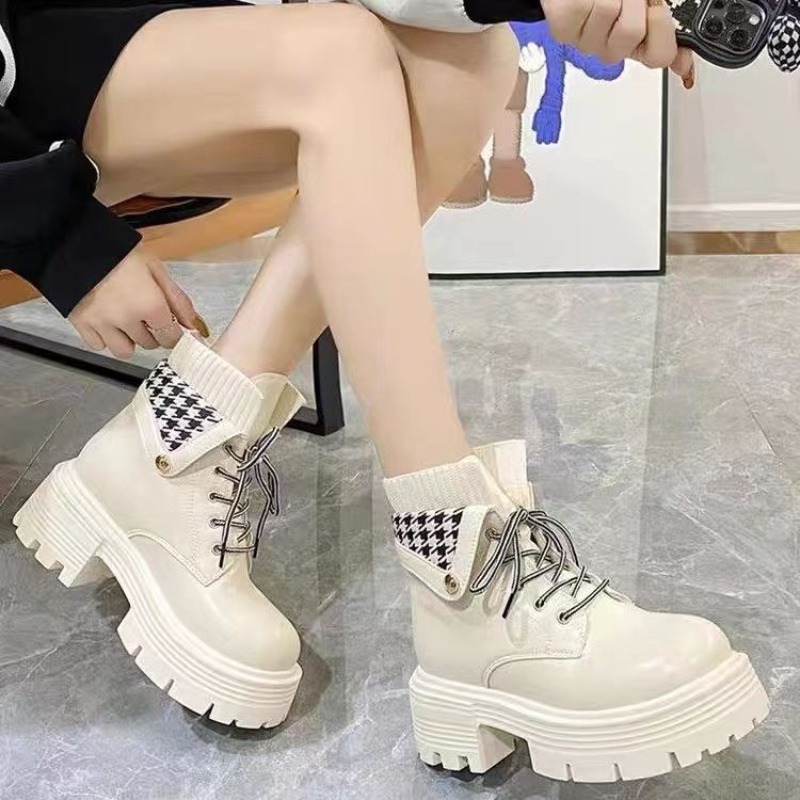 Round Toe Chunky Woman Short S - Women'S Fashion Trends Autumn 2025 ulasan dan harga