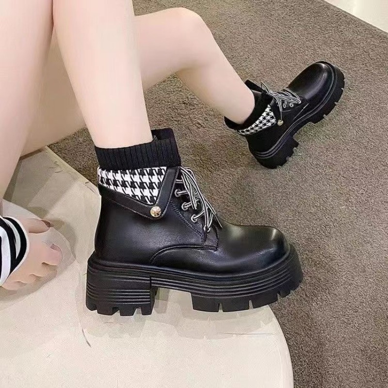 Round Toe Chunky Woman Short S - Women'S Fashion Trends Autumn 2025 ulasan dan harga