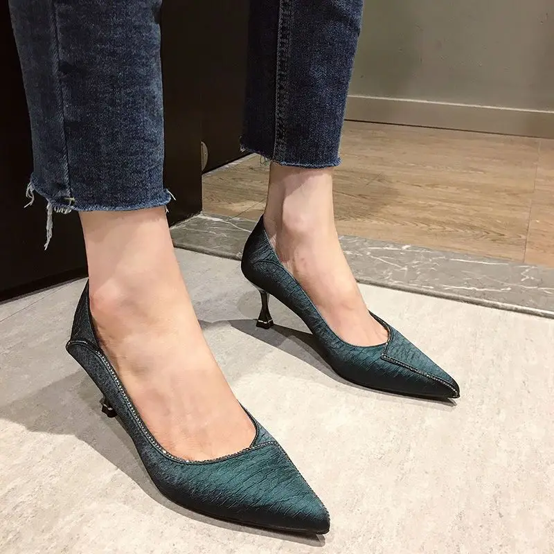 Woman Pumps Sexy Leather Casua - Women'S Fashion Quick Delivery ulasan dan harga