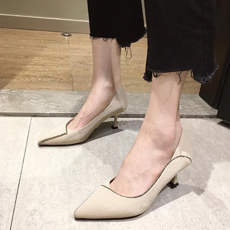 Woman Pumps Sexy Leather Casua - Women'S Fashion Quick Delivery ulasan dan harga
