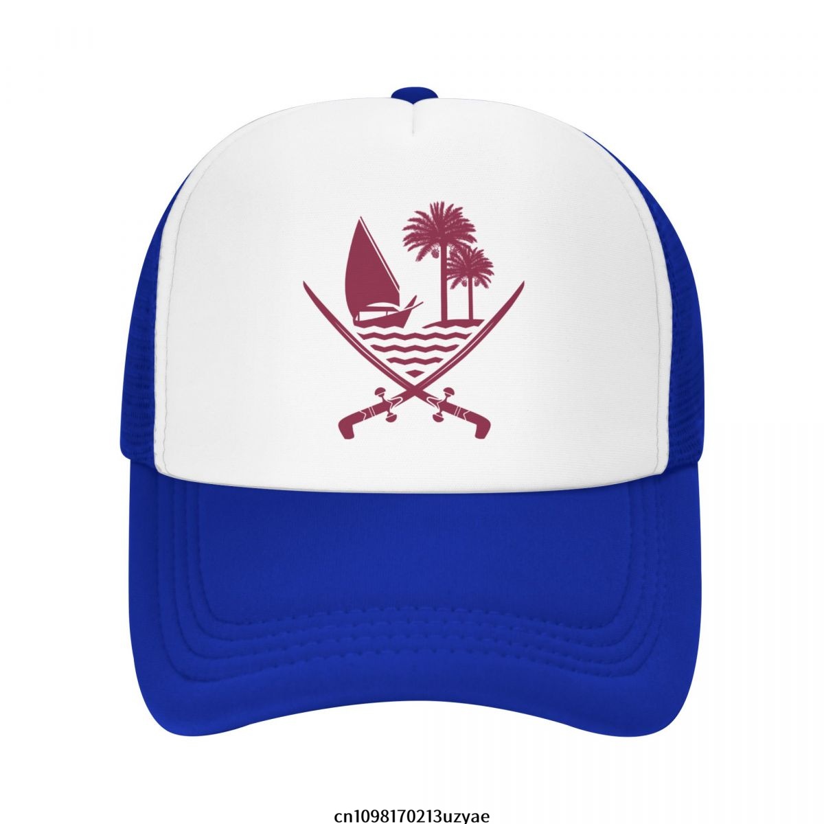 Emblem Of Qatar Mesh Baseball  - Women Fashion Qatar ulasan dan harga