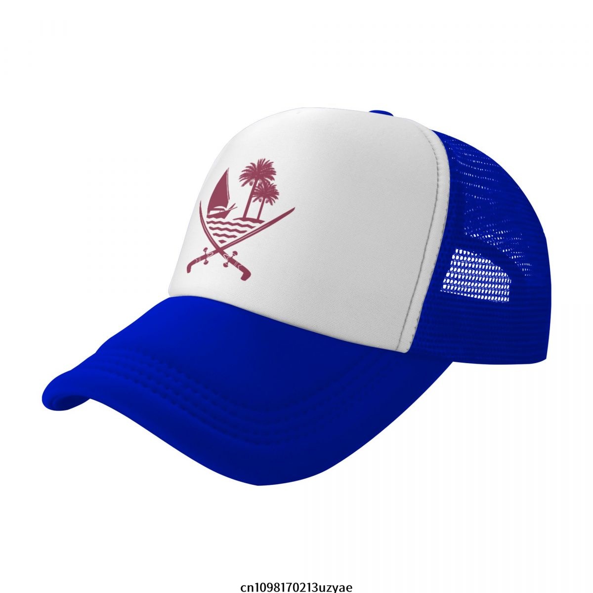 Emblem Of Qatar Mesh Baseball  - Women Fashion Qatar ulasan dan harga