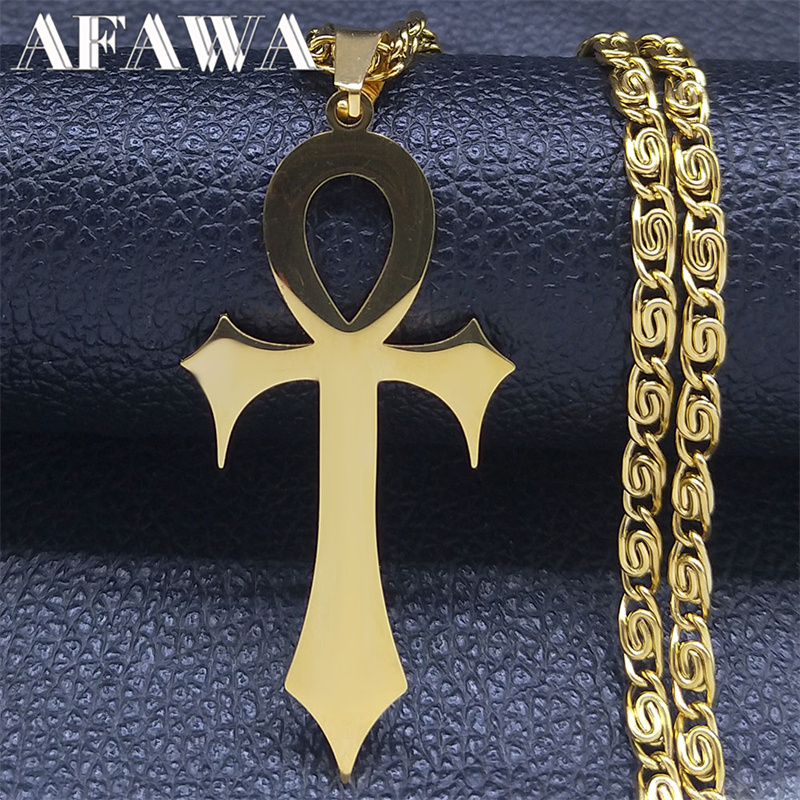 Egyptian Ankh Cross Necklace W - Women Fashion Egypt ulasan dan harga
