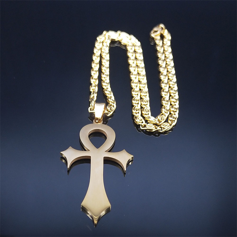 Egyptian Ankh Cross Necklace W - Women Fashion Egypt ulasan dan harga