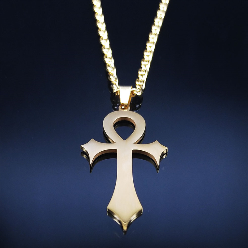 Egyptian Ankh Cross Necklace W - Women Fashion Egypt ulasan dan harga