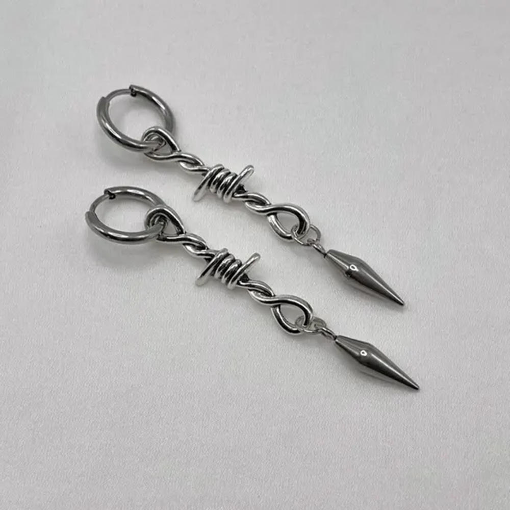 Grunge Barbed Wire Star Spike  - Women'S Fashion Edgy ulasan dan harga