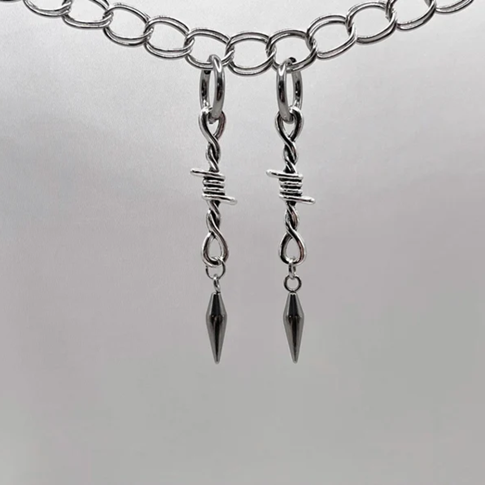 Grunge Barbed Wire Star Spike  - Women'S Fashion Edgy ulasan dan harga