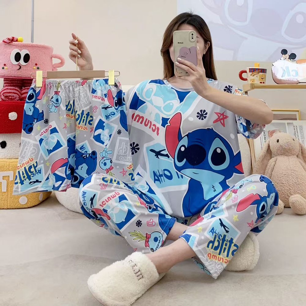Women's New Three Piece Pajama - Women'S Fashion Pajamas ulasan dan harga