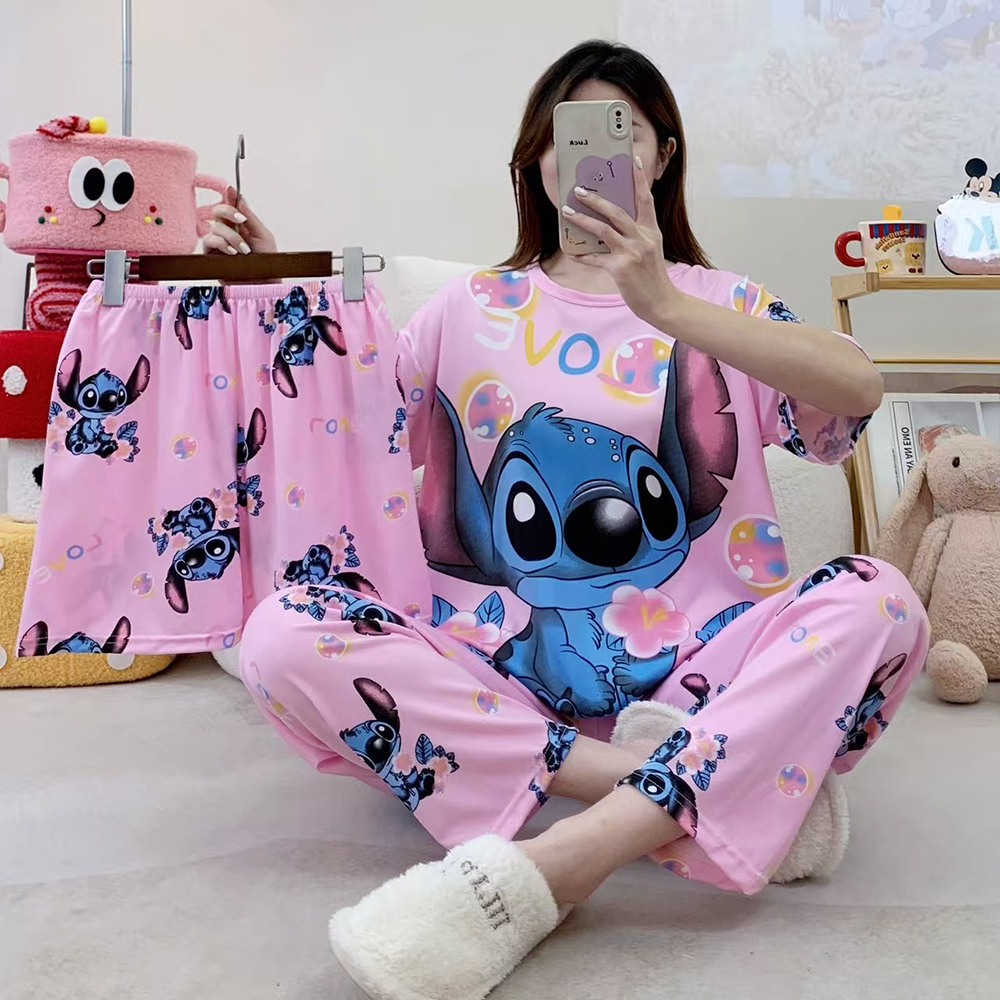 Women's New Three Piece Pajama - Women'S Fashion Pajamas ulasan dan harga