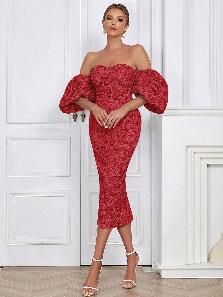 Off Shoulder Puff Sleeve Flora - Off Shoulder Top ulasan dan harga