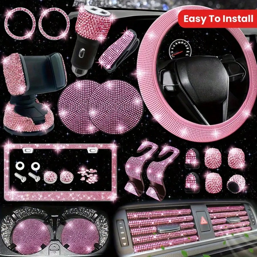 Artificial Diamond Car Steerin - Women Fashion Hub ulasan dan harga