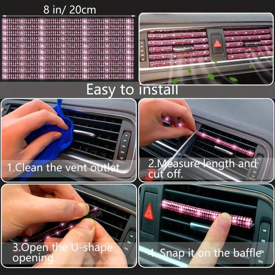 Artificial Diamond Car Steerin - Women Fashion Hub ulasan dan harga