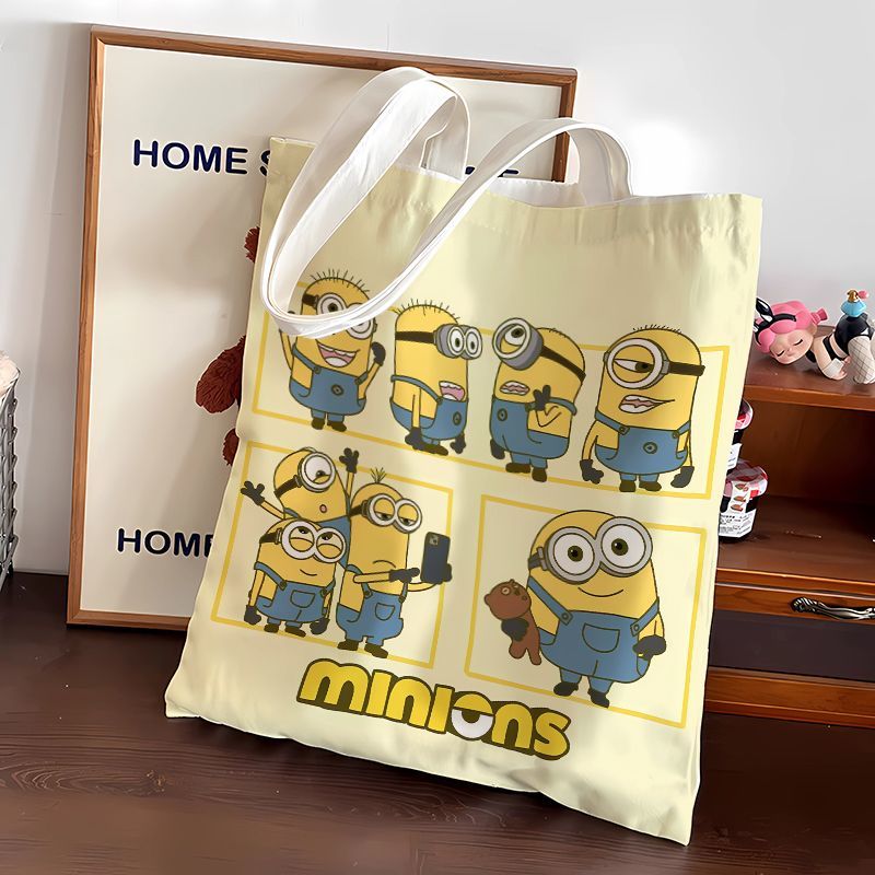 Minions movie animation cartoo - Canvas Tote Bag ulasan dan harga