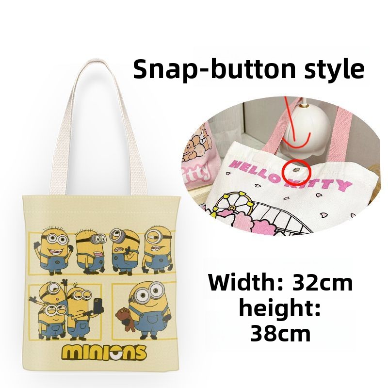 Minions movie animation cartoo - Canvas Tote Bag ulasan dan harga