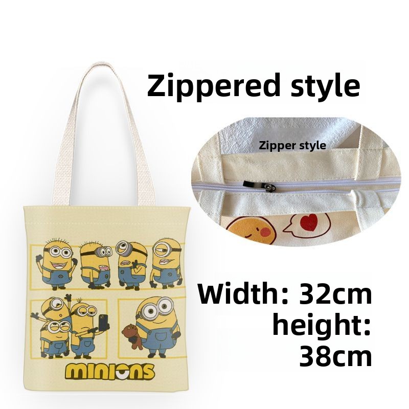 Minions movie animation cartoo - Canvas Tote Bag ulasan dan harga