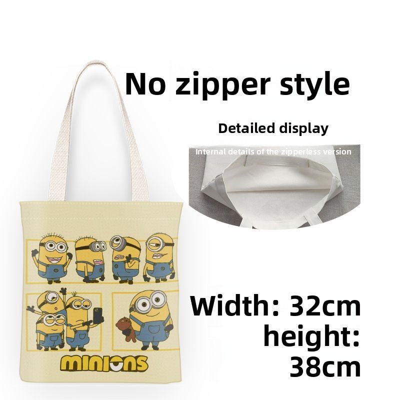 Minions movie animation cartoo - Canvas Tote Bag ulasan dan harga
