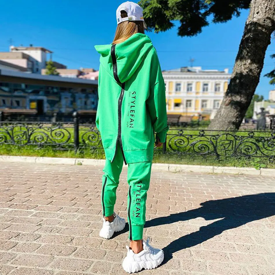 Women's Long Zipper Lettering  - Women'S Fashion Trends Autumn 2025 ulasan dan harga