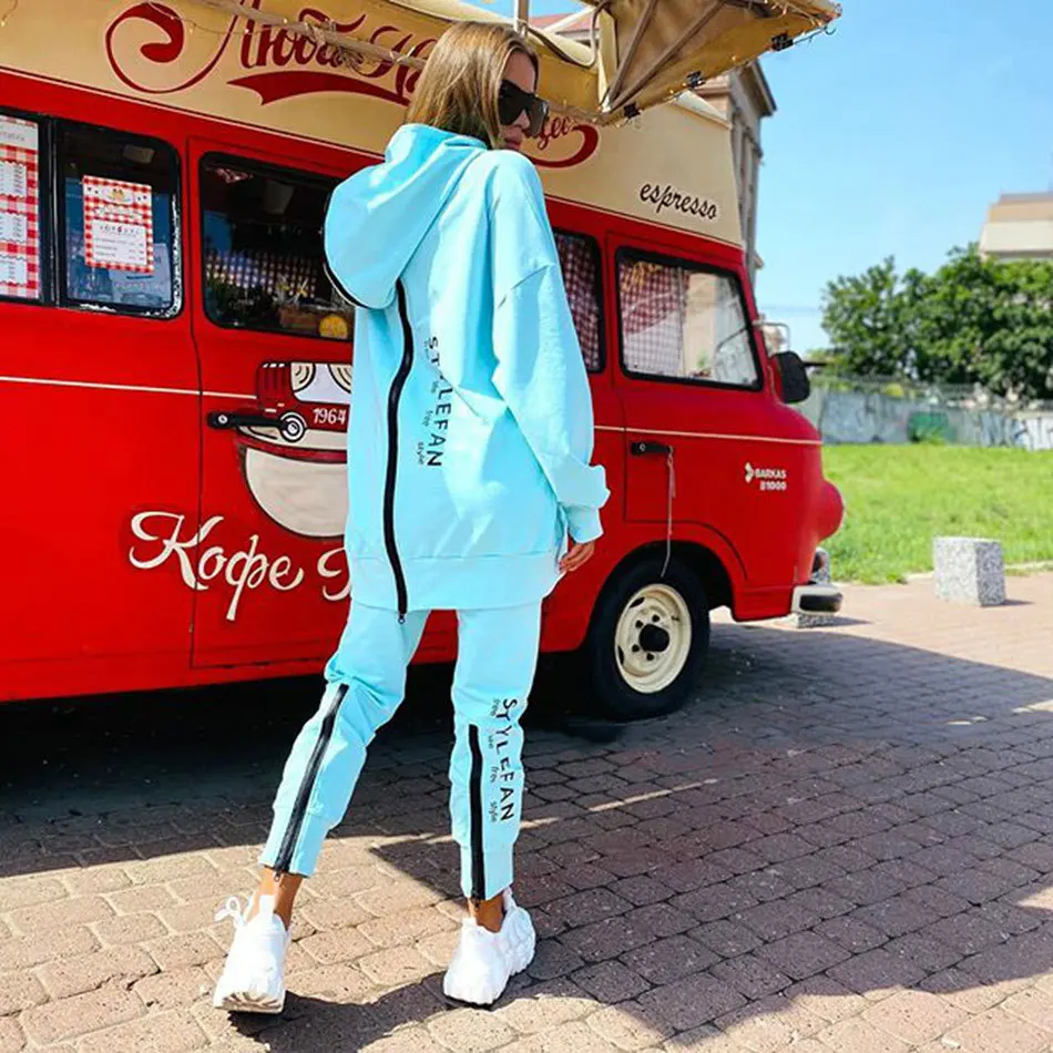Women's Long Zipper Lettering  - Women'S Fashion Trends Autumn 2025 ulasan dan harga