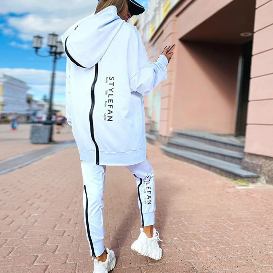 Women's Long Zipper Lettering  - Women'S Fashion Trends Autumn 2025 ulasan dan harga