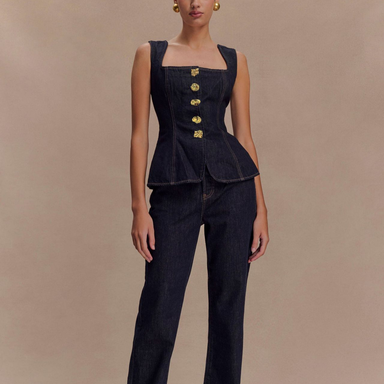 Summer Denim Pant Sets Women 2 - Women Fashion Jeans Top ulasan dan harga