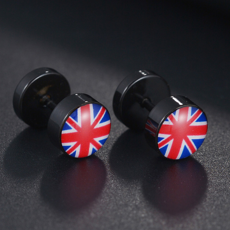 1Pair Punk Black Multiple Styl - Women Fashion Uk ulasan dan harga