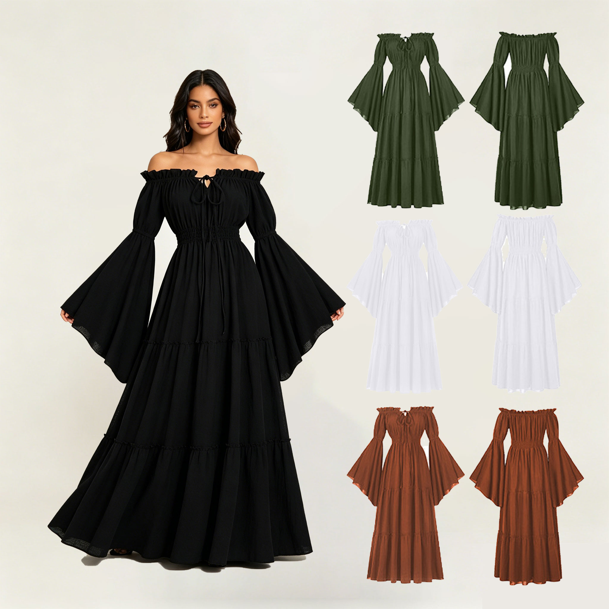 Christmas and Halloween costum - Off Shoulder Top ulasan dan harga