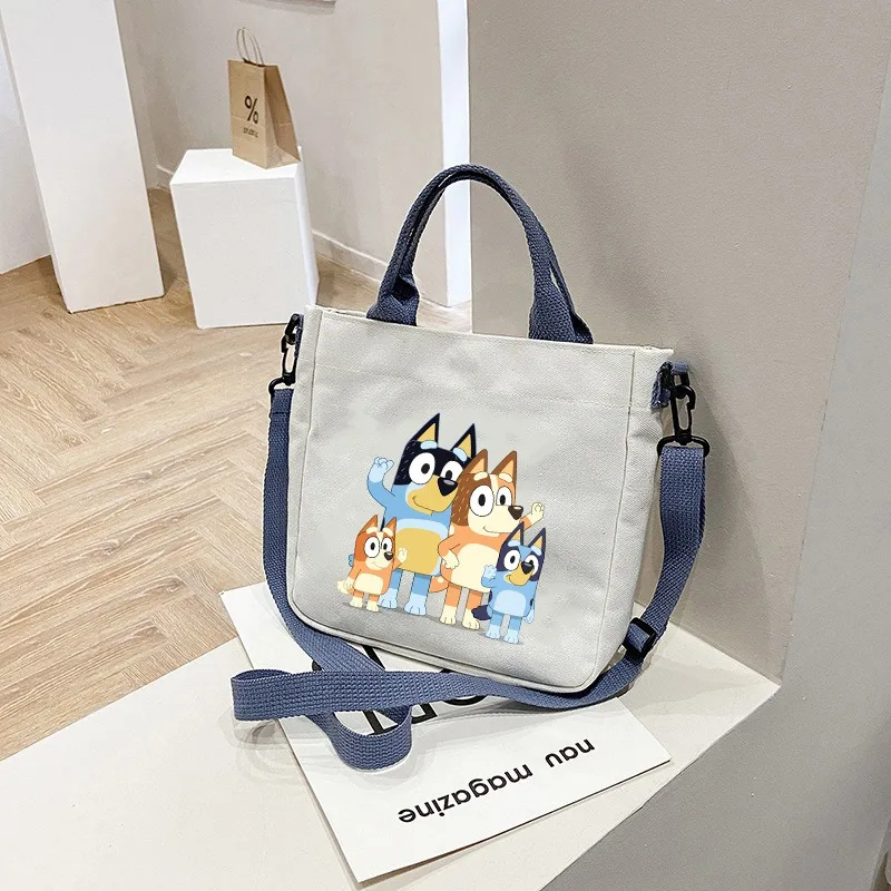 New Cartoon Cute Bluey Fashion - Canvas Tote Bag ulasan dan harga