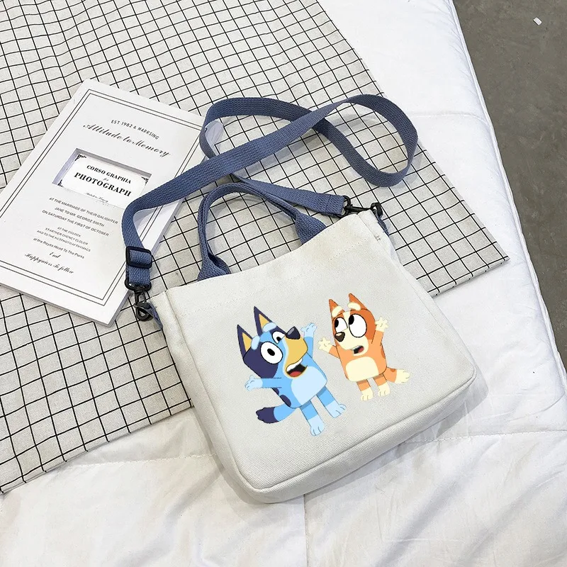 New Cartoon Cute Bluey Fashion - Canvas Tote Bag ulasan dan harga