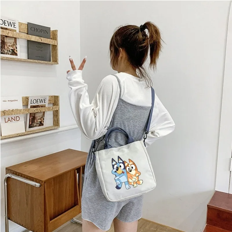 New Cartoon Cute Bluey Fashion - Canvas Tote Bag ulasan dan harga