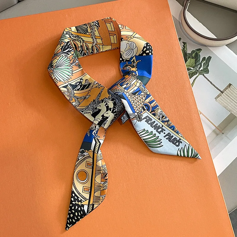 Luxury Design Horse Print Skin - Women Fashion Necktie ulasan dan harga