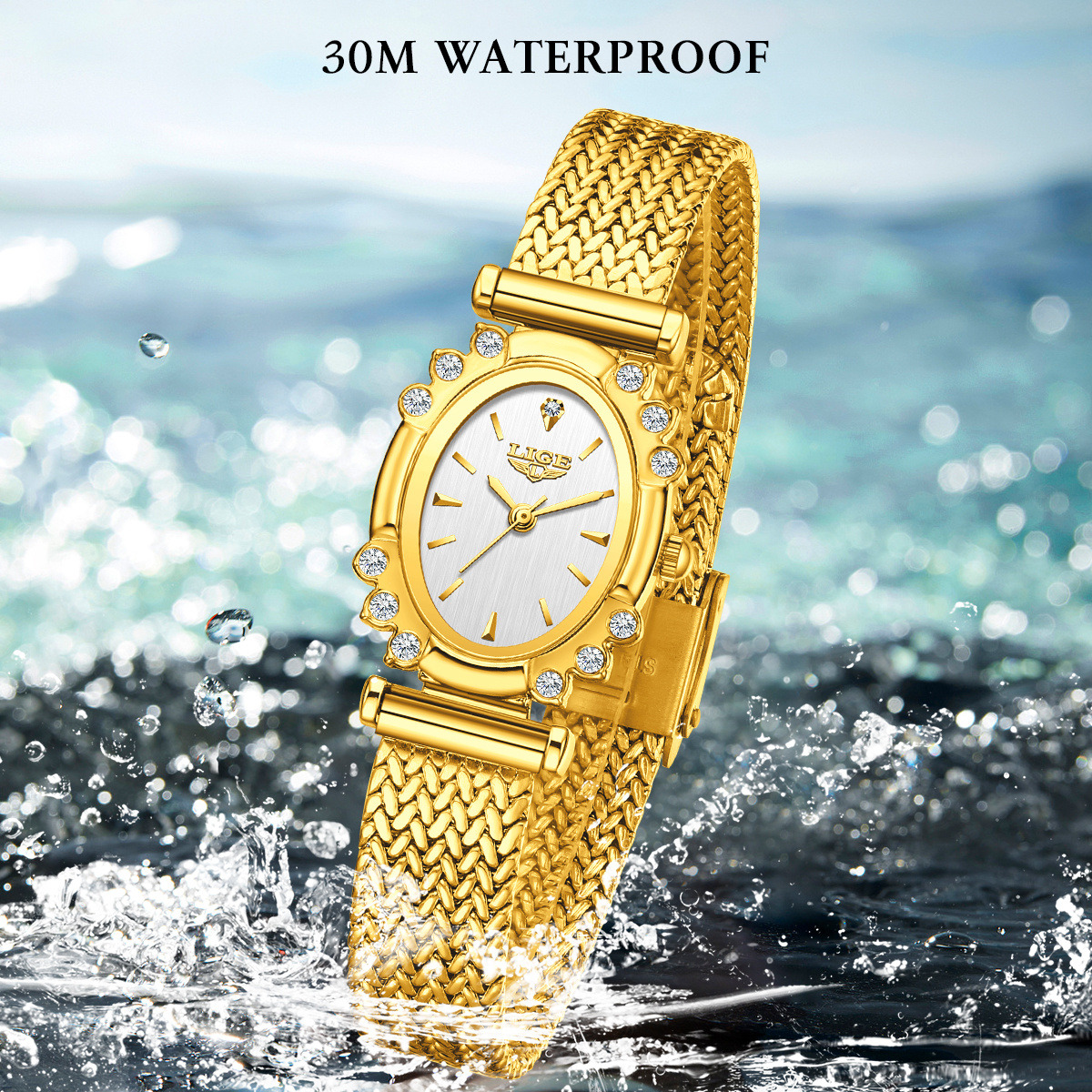 LIGE 2026 Luxury Women Watches - Women Fashion Simple ulasan dan harga