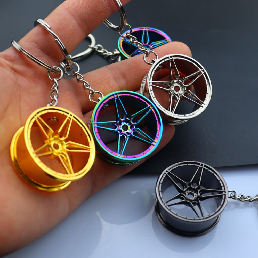 Creative Wheel Hub Keychain Me - Women Fashion Hub ulasan dan harga