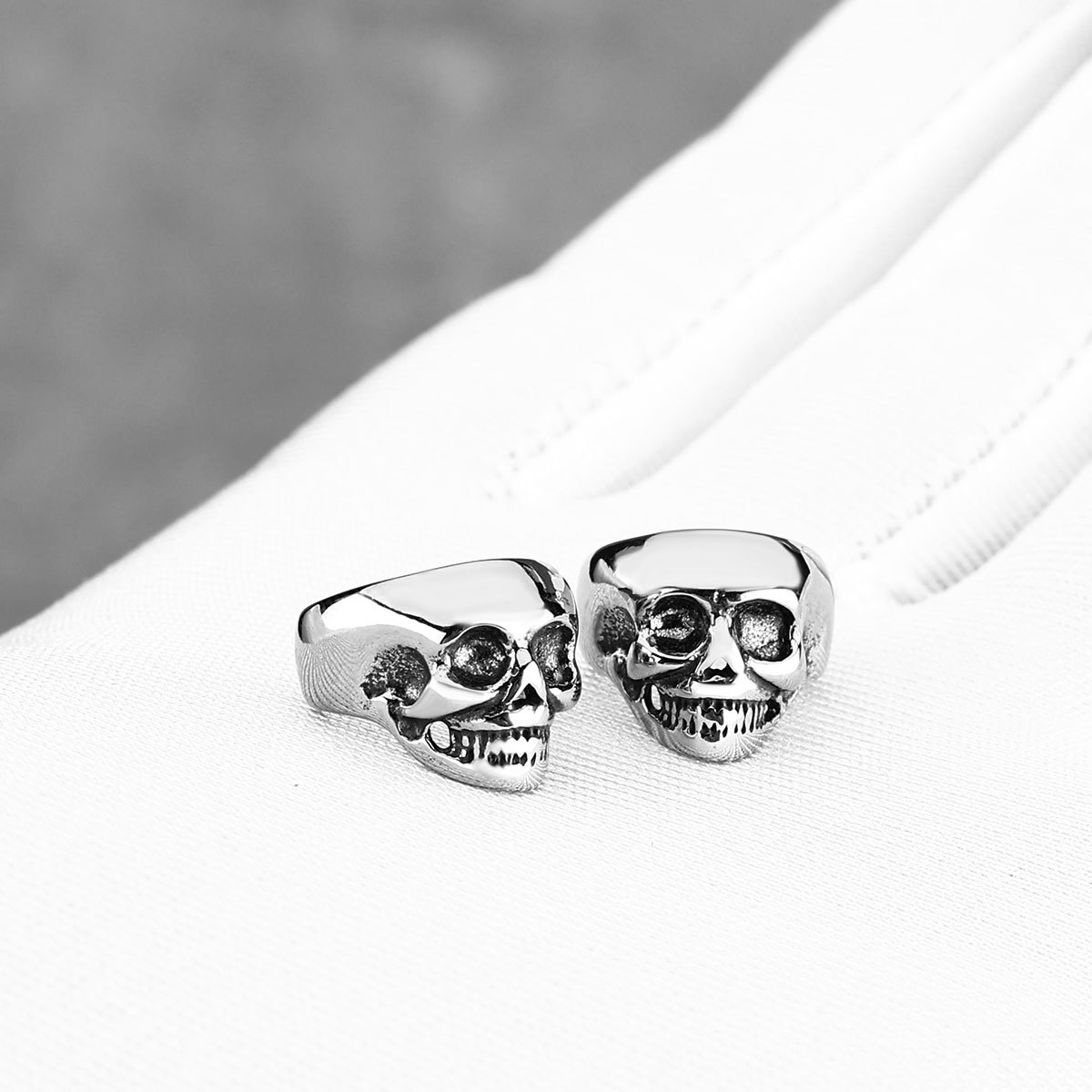 Retro Skull Helix Non-Pierced  - Women'S Fashion Edgy ulasan dan harga
