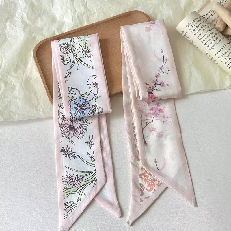 Fashion Women Silk Satin Skinn - Women Fashion Necktie ulasan dan harga