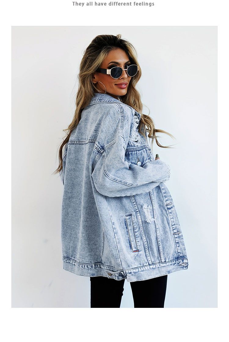 Jeans Jackets for Woman Jacket - Women Fashion Jeans Top ulasan dan harga