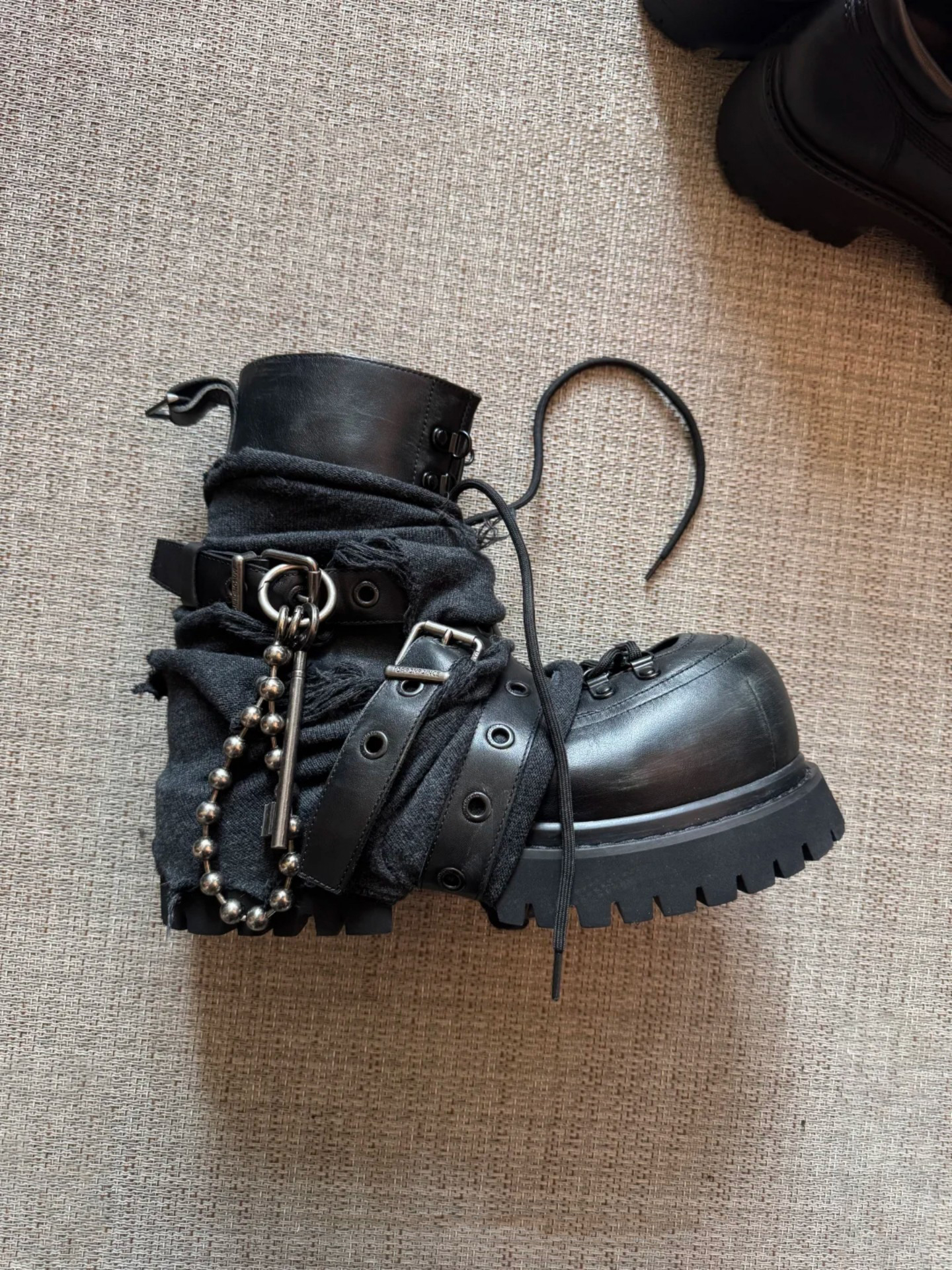 Women's Black Gothic Platform  - Women'S Fashion Edgy ulasan dan harga