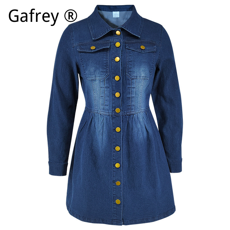 Women New Long Sleeve Denim Dr - Women Fashion Jeans ulasan dan harga