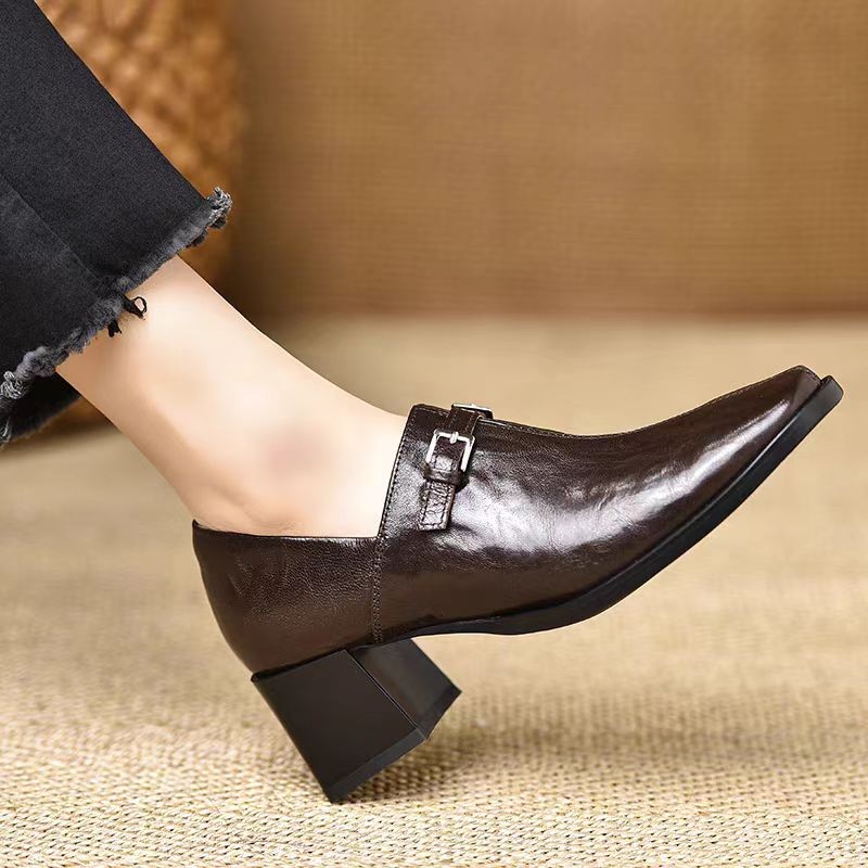 Women High Heels Square Toe Le - Women'S Fashion Trends Autumn 2025 ulasan dan harga