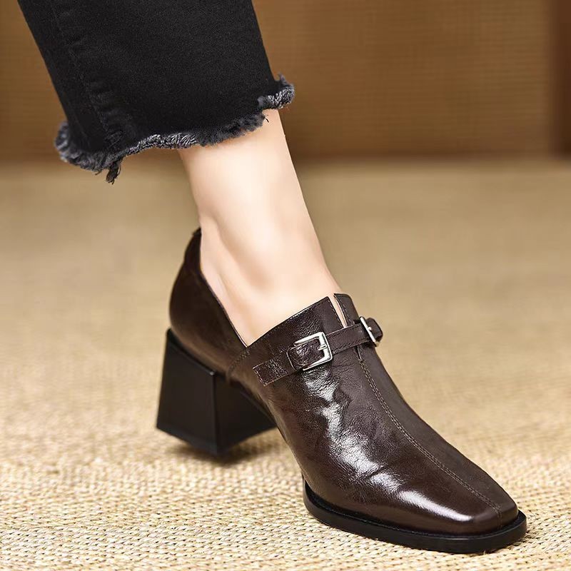 Women High Heels Square Toe Le - Women'S Fashion Trends Autumn 2025 ulasan dan harga