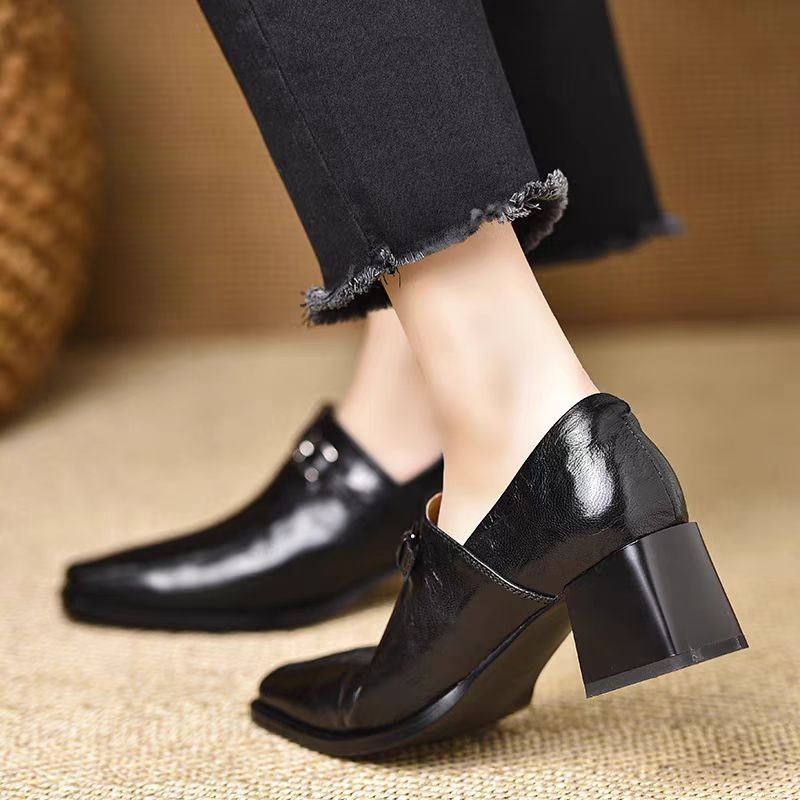 Women High Heels Square Toe Le - Women'S Fashion Trends Autumn 2025 ulasan dan harga