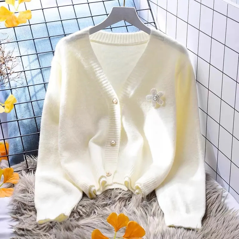 2025 100% Cotton Line Long Sle - Longline Cardigan Knit ulasan dan harga