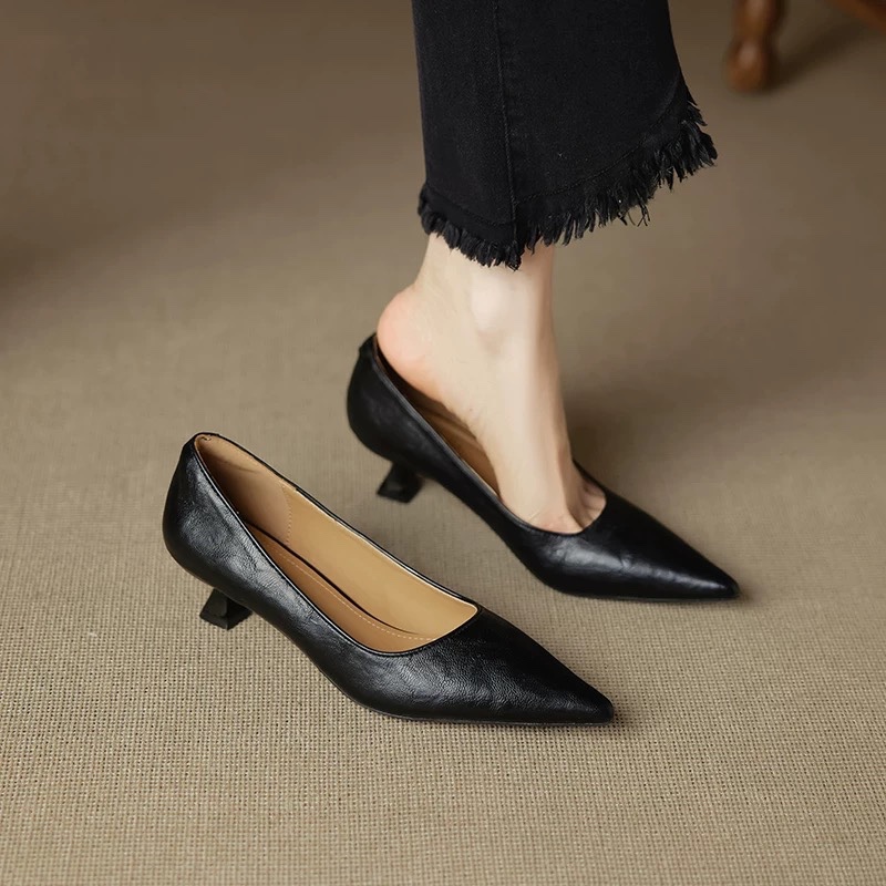 Simple Stiletto Single Shoes A - Women Fashion Simple ulasan dan harga