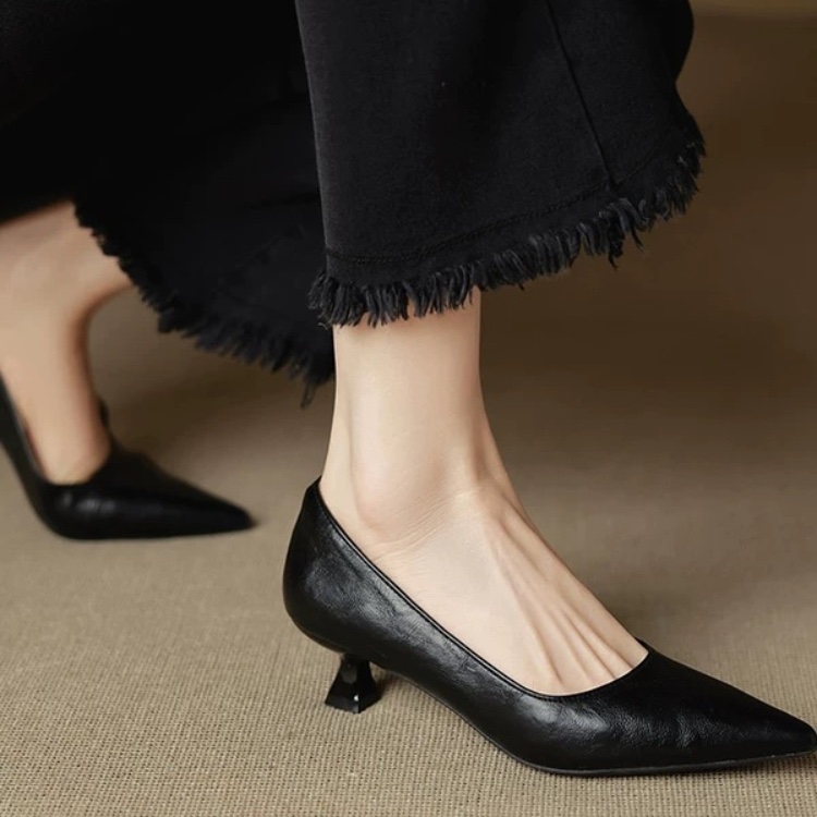 Simple Stiletto Single Shoes A - Women Fashion Simple ulasan dan harga
